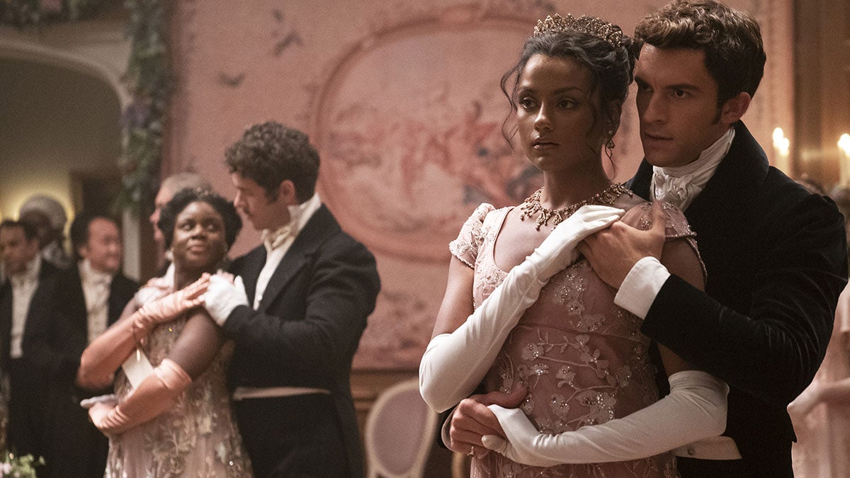 'Bridgerton' Season 2 Viscount Anthony Embraces Kate Sharma in New Photos