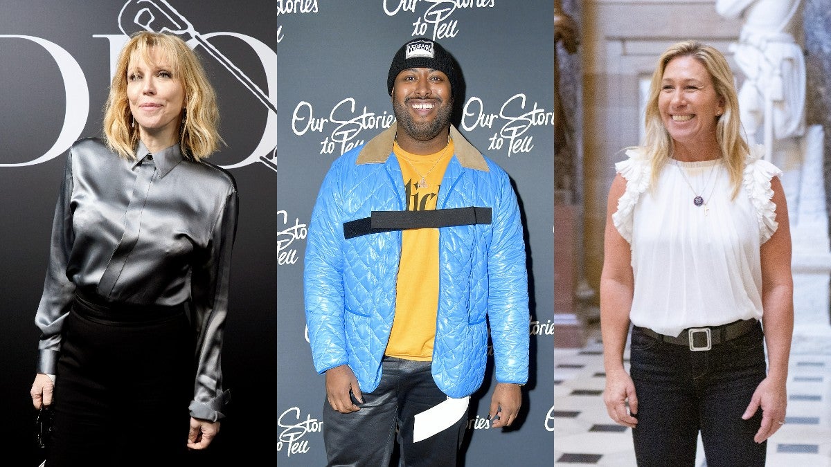 From left to right: Courtney Love (who uses a different Twitter account under the name Courtney Love Cobain), Ira Madison III and Marjorie Taylor Greene. From left to right: Courtney Love (who uses a different Twitter account under the name Courtney Love Cobain), Ira Madison III and Marjorie Taylor Greene.