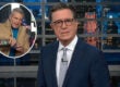 Stephen Colbert on "The Late Show," Andy Cohen on CNN inset (CBS/CNN)