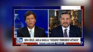 Tucker Carlson and Ted Cruz (Credit: Fox News)