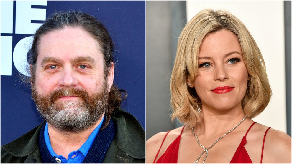 Zach Galifianakis Elizabeth Banks Beanie Bubble