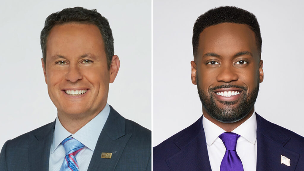 Brian Kilmeade and Lawrence Jones (Courtesy of Fox News)