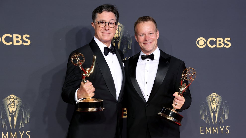 Chris Licht and Stephen Colbert