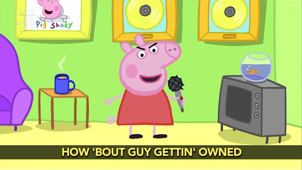 Colbert Kanye Peppa Pig