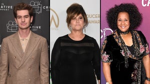 Andrew Garfield, Amy Pascal, Sharen Davis (Getty Images)