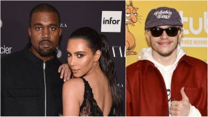 Kanye West Kim Kardashian Pete Davidson