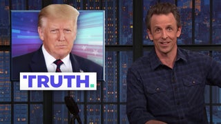 Seth Meyers Mocks Trump’s ‘Clusterf–‘ Social Media App: ‘You’re Moving at the Speed of Civil War Letters Home’ (Video)