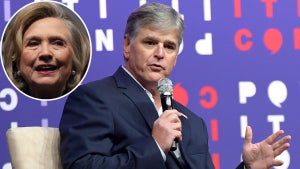 Sean Hannity, Hillary Clinton inset (Getty Images)