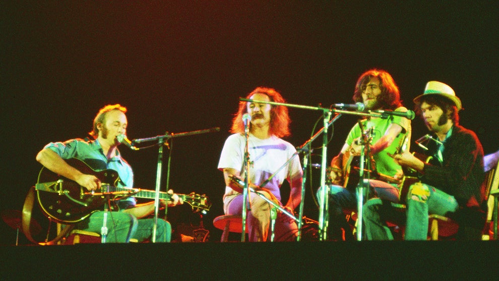 The band members of Crosby, Stills, Nash & Young (Redferns/Getty Images)