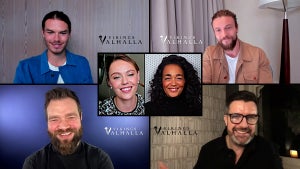 The cast of Netflix's "Vikings: Valhalla" (Netflix)