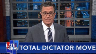 Colbert Tackles Russia’s Invasion of Ukraine in ‘Late Show’ Monologue: ‘The World Is Up ‘Schitt’s Creek’ (Video)