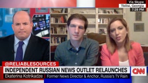 Brian Stelter Tikhon Dzyadko Ekaterina Kotrikadze