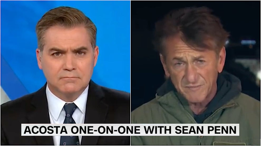 JIm Acosta Sean Penn