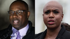 Jamaal Bowman, Ayanna Pressley (Getty Images)