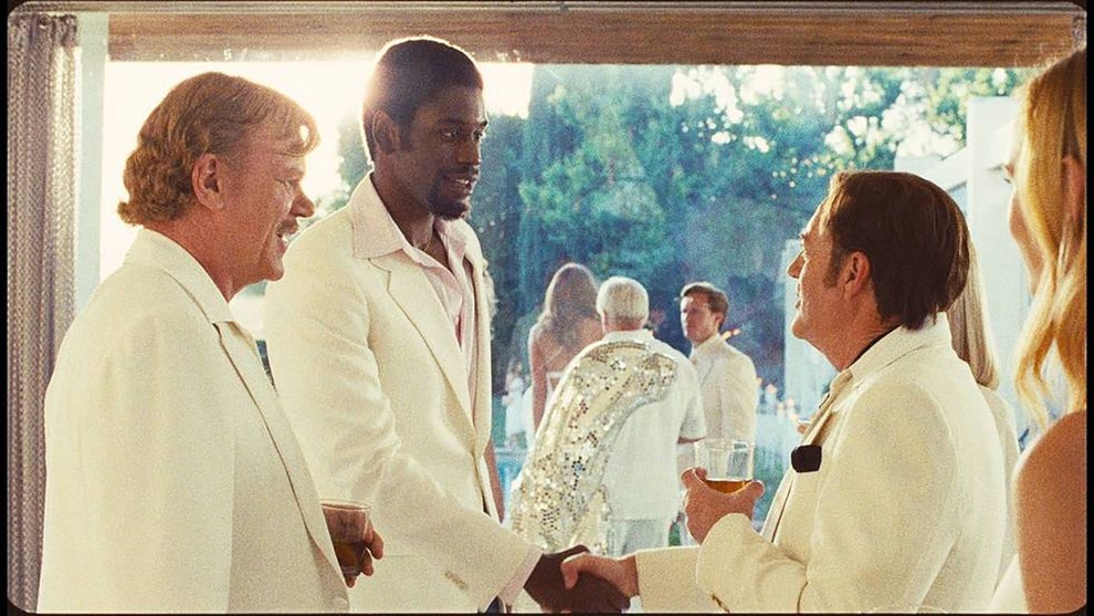 John C. Reilly and Quincy Isaiah in HBO's "Winning Time" (HBO)