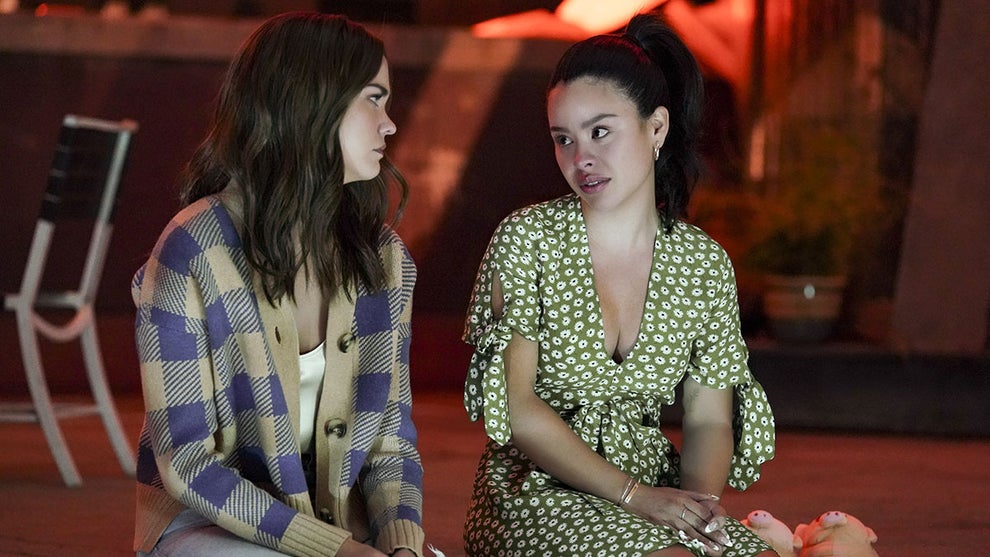 Maia Mitchell and Cierra Ramirez in 'Good Trouble' (Freeform)