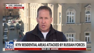 Mike Tobin delivers a live report about Ukraine. (Credit: Fox News)