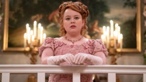 Nicola Coughlan as Penelope Featherington in "Bridgerton" Season 2 (Liam Daniel/Netflix)