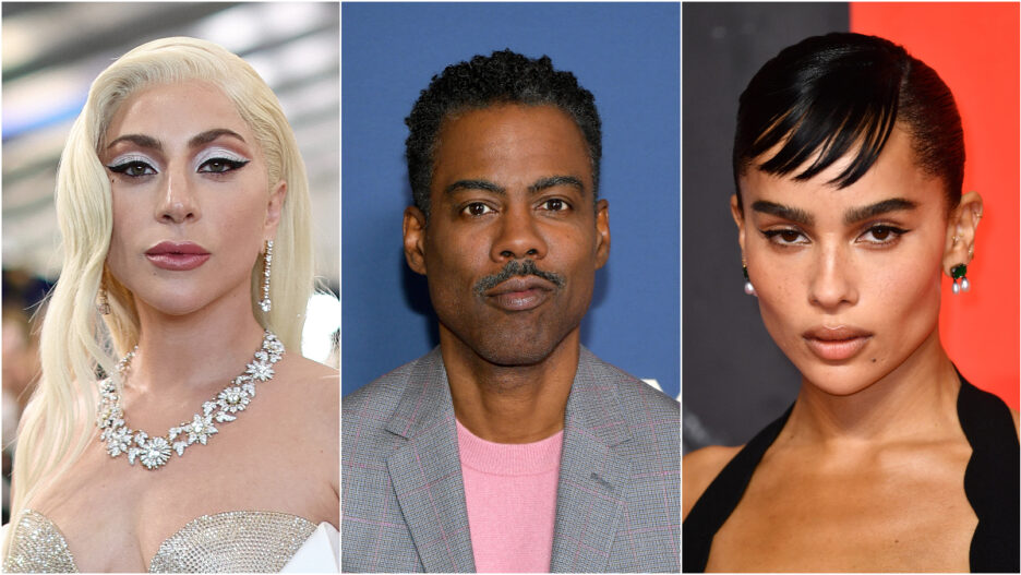 Oscars Presenters 2022 Lady Gaga Chris Rock Zoe Kravitz