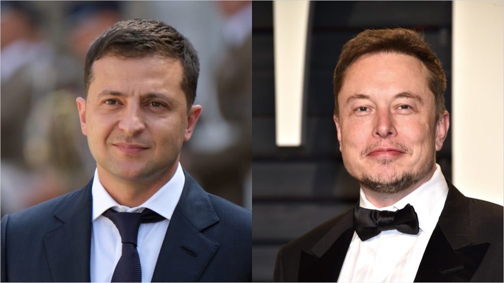 Zelenskyy Musk Starlink