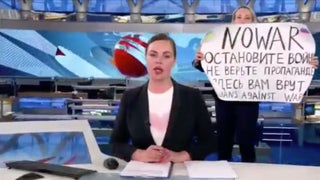 State-Run Russian Newscast Interrupted by Anti-Ukraine War Protester: ‘They’re Lying to You Here’ (Video)