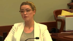 Amber Heard in court on Tuesday, April 26, 2022. (Credit: YouTube/Law&Crime)