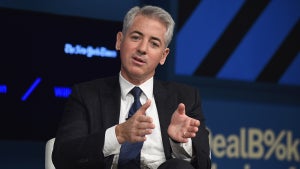 CEO and Portfolio Manager Pershing Square Capital Management L.P. William Ackman speaks at The New York Times DealBook Conference at Jazz at Lincoln Center on November 10, 2016 in New York City. (Photo by Bryan Bedder/Getty Images for The New York Times )