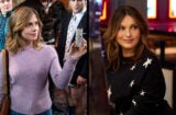 Rose McIver in "Ghosts," Mariska Hargitay in "Law & Order: SVU" (CBS/NBC)