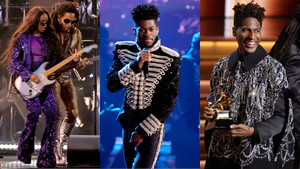HER Lenny Kravitz Lil Nas X Jon Batiste at the 2022 Grammy Awards