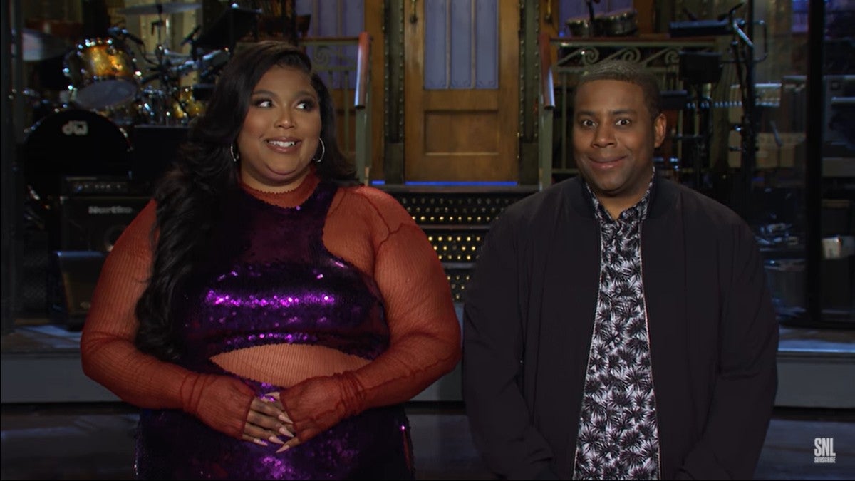 Kenan Thompson Is Worried Lizzo Might Be a Clone in Cute 'SNL' Promo (Video)