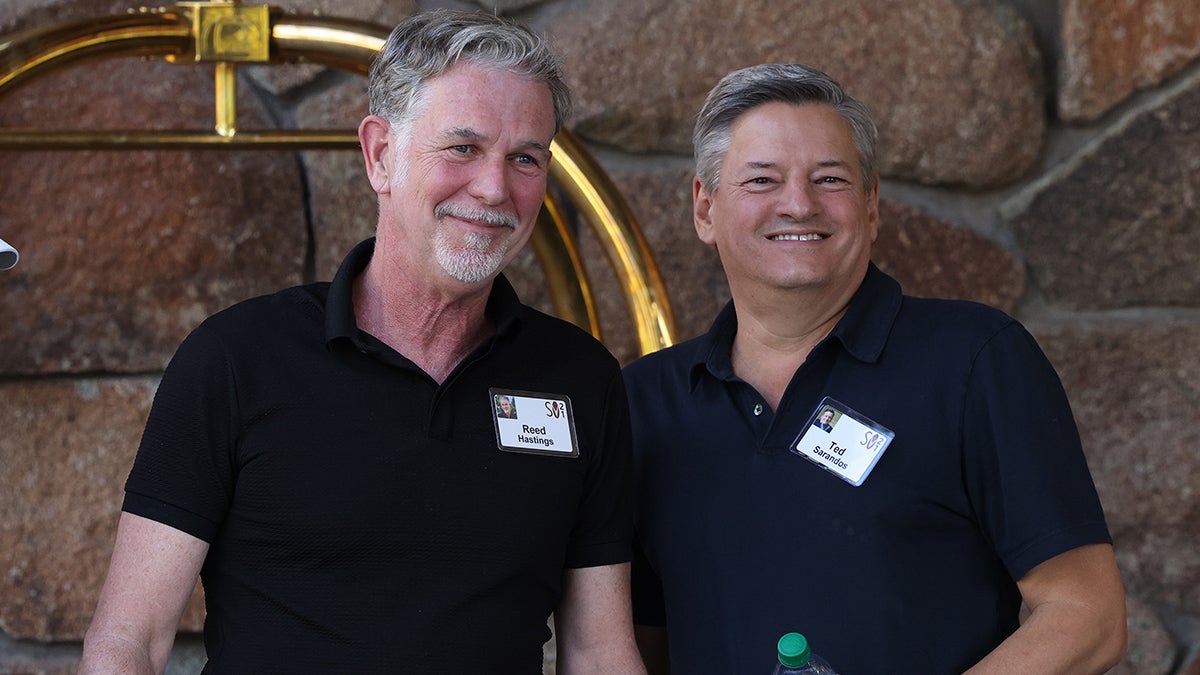 Co-CEOs of Netflix Reed Hastings and Ted Sarandos (Netflix)