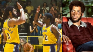 Solomon Burke as Kareem Abdul-Jabbar in "Winning Time" (HBO)