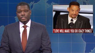 ‘SNL’ Weekend Update Absolutely Roasts Will Smith for Oscars Slap (Video)