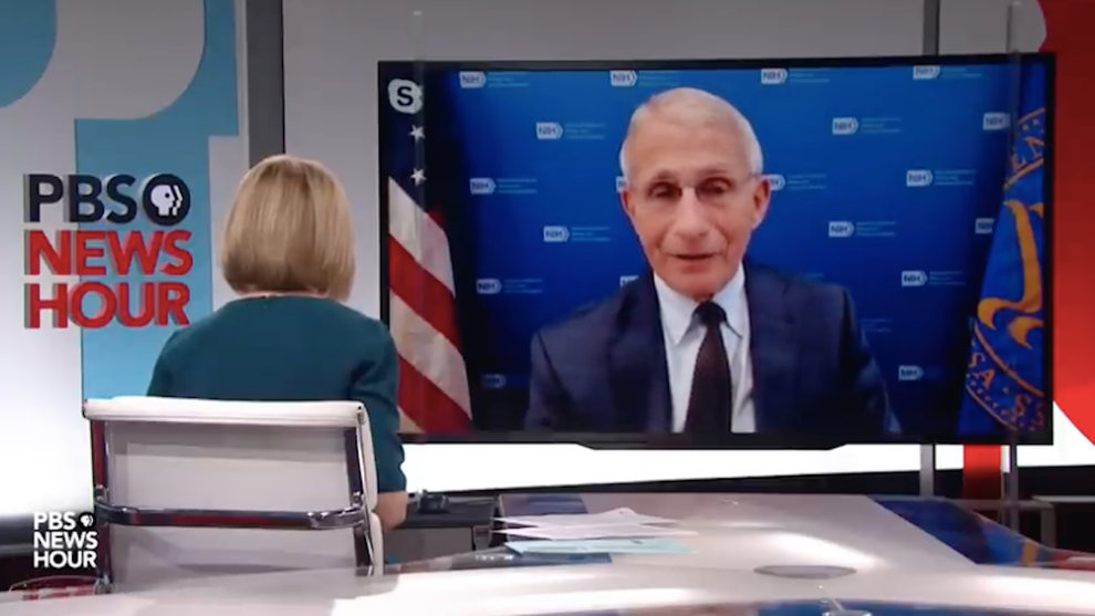 Dr. Anthony Fauci on PBS News Hour