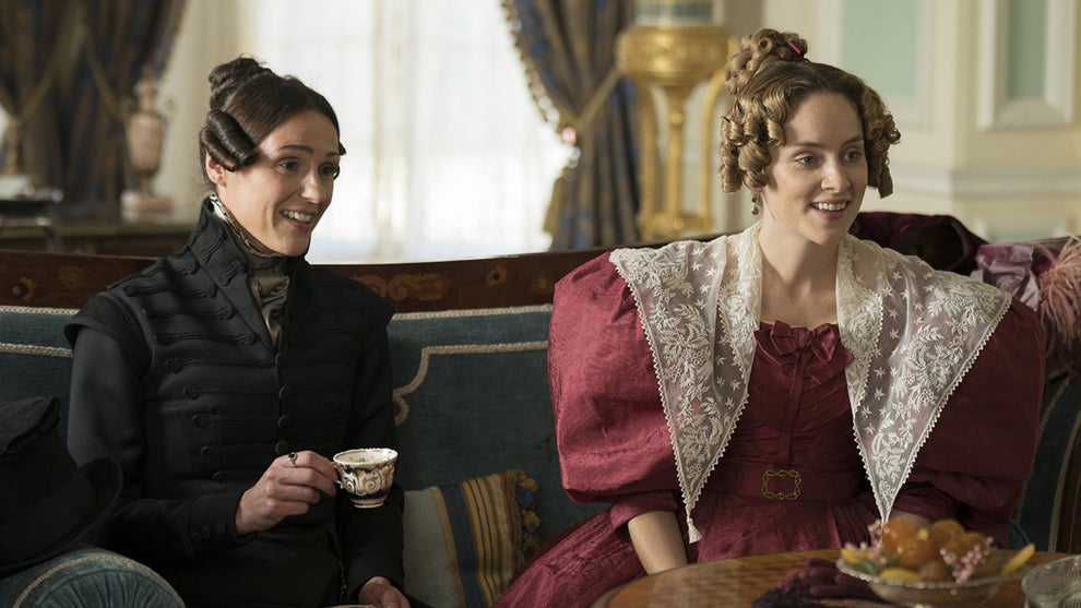 Suranne Jones as Anne Lister and Sophie Rundle as Anne Walker in "Gentleman Jack" (HBO Max)