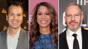Warner Bros. Discovery Casey Bloys, Channing Dungey and Toby Emmerich (Getty Images)