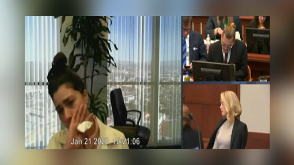 Amber Heard's Friend Raquel Pennington Testifies. (Credit: Court TV)