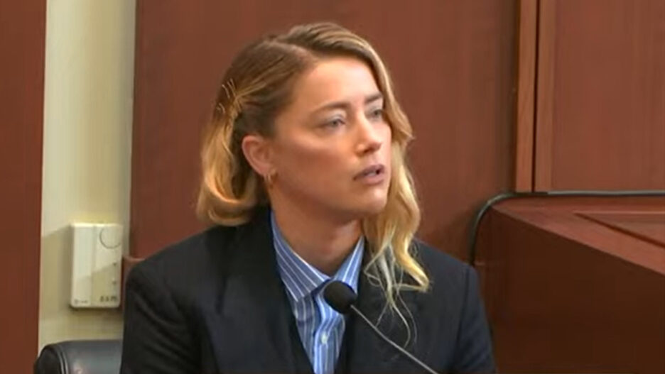 Amber Heard testifies on Wednesday, May 4, 2022. (Credit: YouTube/Law&Crime)