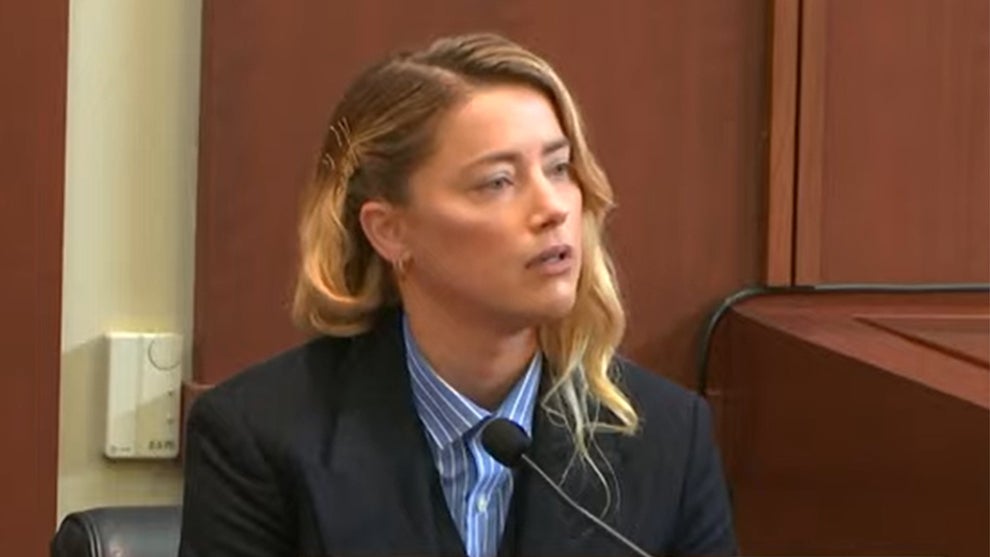 Amber Heard testifies on Wednesday, May 4, 2022. (Credit: YouTube/Law&Crime)