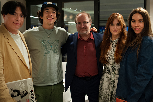 Willi White, Mato Wayuhi, Steve Pond, Riley Keough and Gina Gammell Willi White, Mato Wayuhi, Steve Pond, Riley Keough and Gina Gammell
