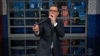 Colbert Returns From Second COVID Bout, Goes Wild on Telenka Flute After Seeing Eurovision Winners (Video)
