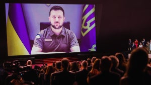 Volodymyr Zelenskyy Ukraine Cannes 2022