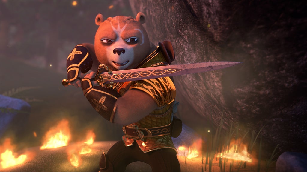 Rita Ora as Wandering Blade in "Kung Fu Panda: The Dragon Knight" (Netflix)