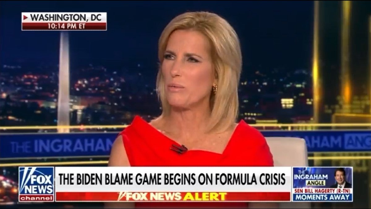 Laura Ingraham Claims We Didn't Have Hoarding Under Trump (We Did)