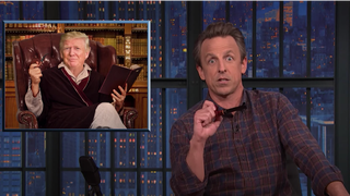 Seth Meyers Ridicules Trump’s ‘F–ing Crazy’ Theory That China Had a ‘Hurricane Gun’ (Video)