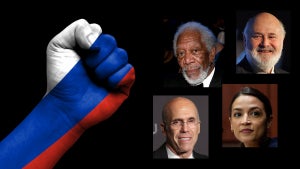 Russian ban Morgan freeman rob reiner AOC