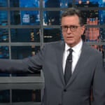 Colbert Rips Schumer for Not Getting Senators on the Record on Gun Issues Before 2-Week Break (Video)
