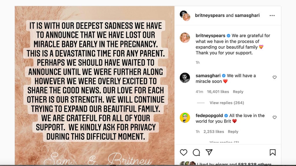 britney spears miscarriage