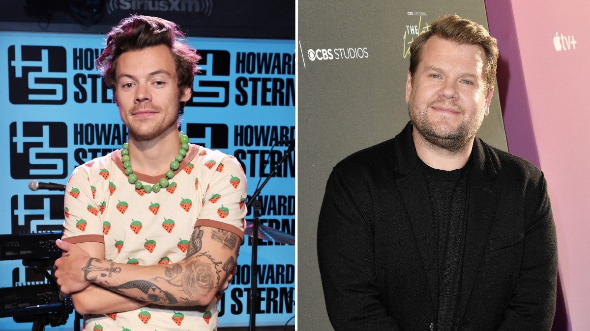 Watch Harry Styles and James Corden Try to Make a 300 Music Video in