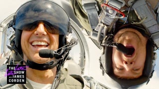Tom Cruise Puts James Corden Through ‘Top Gun’ Training and Dogfights: ‘You Are My Goose’ (Video)